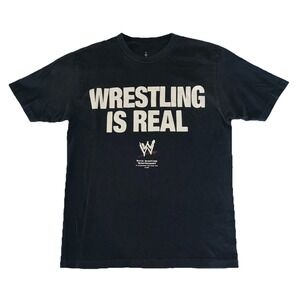 Travis Scott x WWE Tee M Black Wrestling‎ Is Real NEW